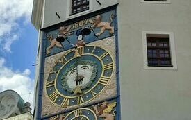 Zegar na wieży Zamku Książąt Pomorskich