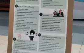 Plakat - Brak r&oacute;wnowagi między życiem zawodowym a rodzinnym