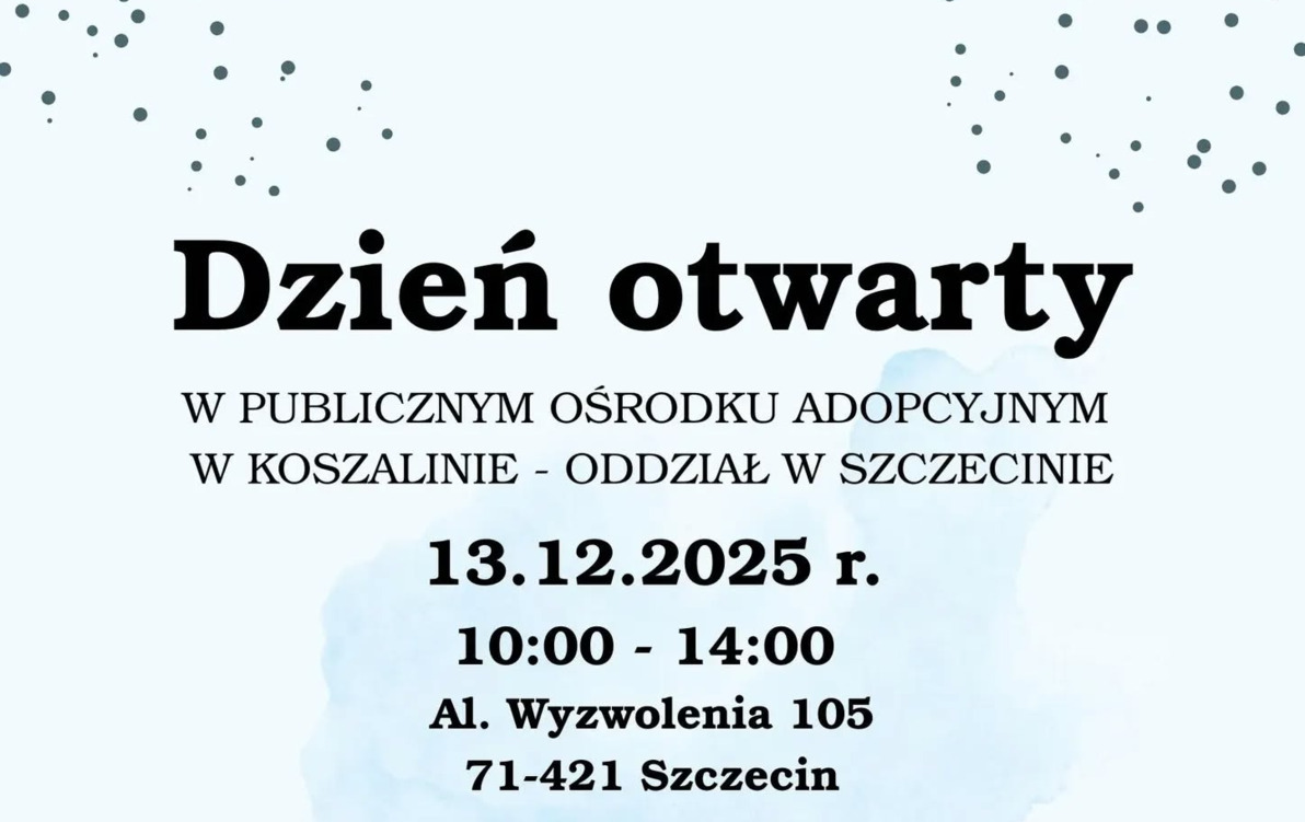 Zdjęcie do Dzień otwarty w Publicznym Ośrodku Adopcyjnym w Koszalinie Oddział w Szczecinie